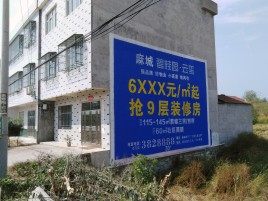 马关墙体广告质量分析