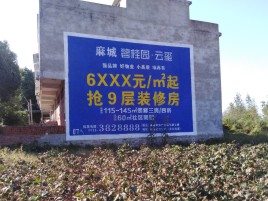 马关品牌公司青睐的墙体广告
