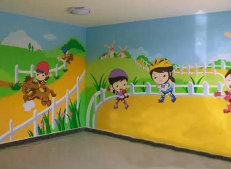 马关幼儿园墙体彩绘制作流程及注意事项